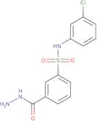 N-(3-Chlorophenyl)-3-(hydrazinecarbonyl)benzene-1-sulfonamide