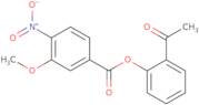 Benzoic acid, 3-methoxy-4-nitro-, 2-acetylphenyl ester