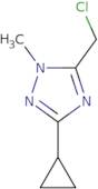 5-(Chloromethyl)-3-cyclopropyl-1-methyl-1H-1,2,4-triazole