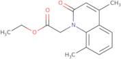 Ethyl 2-(4,8-dimethyl-2-oxo-1,2-dihydroquinolin-1-yl)acetate