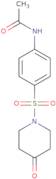 N-{4-[(4-Oxopiperidin-1-yl)sulfonyl]phenyl}acetamide