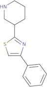 4-Phenyl-2-(piperidin-3-yl)thiazole