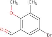 5-Bromo-2-methoxy-3-methylbenzaldehyde