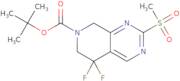 tert-Butyl 5,5-difluoro-2-methanesulfonyl-5H,6H,7H,8H-pyrido[3,4-d]pyrimidine-7-carboxylate