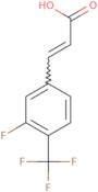3-[3-Fluoro-4-(trifluoromethyl)phenyl]prop-2-enoic acid