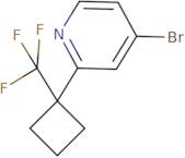 4-Bromo-2-(1-(trifluoromethyl)cyclobutyl)pyridine