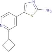 5-(2-Cyclobutylpyridin-4-yl)-1,3-thiazol-2-amine