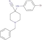 1-Benzyl-4-(4-bromophenylamino)piperidine-4-carbonitrile