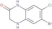 6-Bromo-7-chloro-3,4-dihydroquinoxaline-2(1H)-one