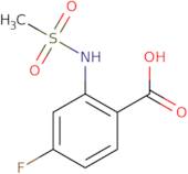 4-Fluoro-2-methanesulfonamidobenzoic acid