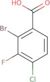 2-Bromo-4-chloro-3-fluorobenzoic acid