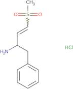 (E,2R)-4-Methylsulfonyl-1-phenylbut-3-en-2-amine hydrochloride