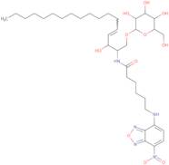 N-[(E,2S,3R)-3-Hydroxy-1-[(2R,3R,4S,5R,6R)-3,4,5-trihydroxy-6-(hydroxymethyl)oxan-2-yl]oxyoctadec-4-en-2-yl]-6-[(4-nitro-2,1,3-benzo xadiazol-7-yl)amino]hexanamide