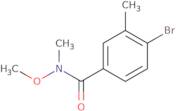 4-Bromo-N,3-dimethyl-N-methoxybenzamide