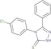 4-(4-Chlorophenyl)-5-phenyl-4H-1,2,4-triazole-3-thiol