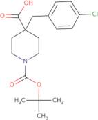 1-(tert-Butoxycarbonyl)-4-(4-chlorobenzyl)piperidine-4-carboxylic Acid