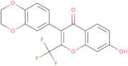 3-(2,3-Dihydro-1,4-benzodioxin-6-yl)-7-hydroxy-2-(trifluoromethyl)-4H-chromen-4-one