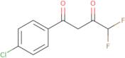 1-(4-Chlorophenyl)-4,4-difluorobutane-1,3-dione