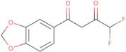 1-(1,3-Dioxaindan-5-yl)-4,4-difluorobutane-1,3-dione