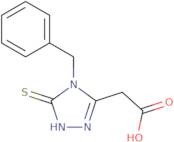 2-(4-Benzyl-5-sulfanyl-4H-1,2,4-triazol-3-yl)acetic acid