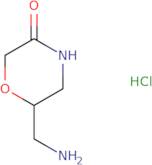 6-(aminomethyl)morpholin-3-one hydrochloride