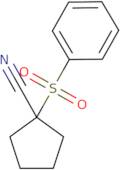 1-(Benzenesulfonyl)cyclopentane-1-carbonitrile