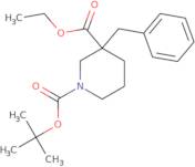 3-Benzylpiperidine-1,3-dicarboxylic acid1-tert-butyl ester 3-ethyl ester