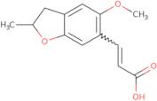 (2E)-3-(5-Methoxy-2-methyl-2,3-dihydro-1-benzofuran-6-yl)prop-2-enoic acid