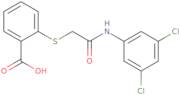 2-({[(3,5-Dichlorophenyl)carbamoyl]methyl}sulfanyl)benzoic acid