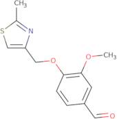 3-Methoxy-4-[(2-methyl-1,3-thiazol-4-yl)methoxy]benzaldehyde