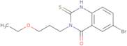 6-Bromo-3-(3-ethoxypropyl)-2-sulfanyl-3,4-dihydroquinazolin-4-one