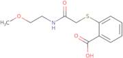 2-({[(2-Methoxyethyl)carbamoyl]methyl}sulfanyl)benzoic acid