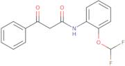 N-[2-(Difluoromethoxy)phenyl]-3-oxo-3-phenylpropanamide