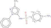 Sulfapyrazole-(sulfanilamide ring-13C6)