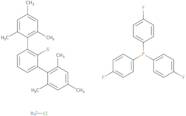 Chloro[(1,2,3,4,5,6-·)-2,2'',4,4'',6,6''-hexamethyl[1,1':3',1''-terphenyl]-2'-thiolato-ºS][tris(4-fluorophenyl)phosphine-ºP]rutheniu m(II)