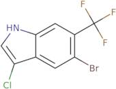 5-Bromo-3-chloro-6-(trifluoromethyl)-1H-indole