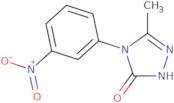 3-Methyl-4-(3-nitrophenyl)-4,5-dihydro-1H-1,2,4-triazol-5-one