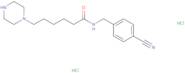 N-[(4-Cyanophenyl)methyl]-6-(piperazin-1-yl)hexanamide dihydrochloride