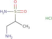 1-Aminopropane-2-sulfonamide hydrochloride