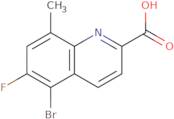 5-Bromo-6-fluoro-8-methylquinoline-2-carboxylic acid