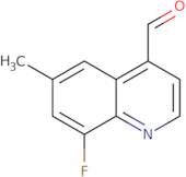 8-Fluoro-6-methylquinoline-4-carbaldehyde