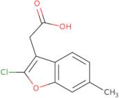 2-(2-Chloro-6-methylbenzofuran-3-yl)acetic acid