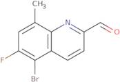 5-Bromo-6-fluoro-8-methylquinoline-2-carbaldehyde