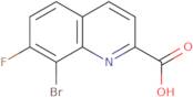 8-Bromo-7-fluoroquinoline-2-carboxylic acid