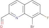 8-Bromo-7-fluoroquinoline-2-carbaldehyde