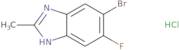 5-Bromo-6-fluoro-2-methylbenzodiazole HCl