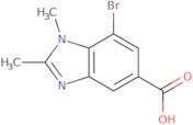 7-Bromo-1,2-dimethylbenzodiazole-5-carboxylic acid