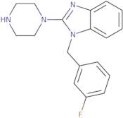 1-(3-Fluoro-benzyl)-2-piperazin-1-yl-1H-benzoimidazole
