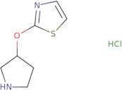 2-(Pyrrolidin-3-yloxy)thiazole hydrochloride