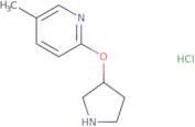 5-Methyl-2-(pyrrolidin-3-yloxy)pyridine hydrochloride